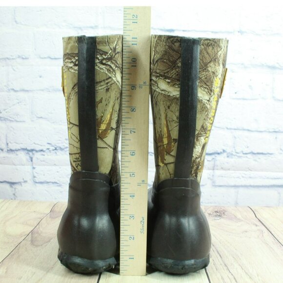 LaCrosse Lil' Alpha Lite Multicolor Rubber Waterproof Hunting Boots Size 5 - Picture 6 of 10